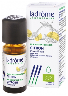 Ladrôme Huile Ess. Citron Zeste Frais 10 ml Fr/Nl