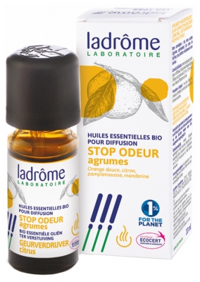 Ladrôme Huiles Ess. Pour Diffusion Stop Odeur Agrumes 10 ml Fr/Nl