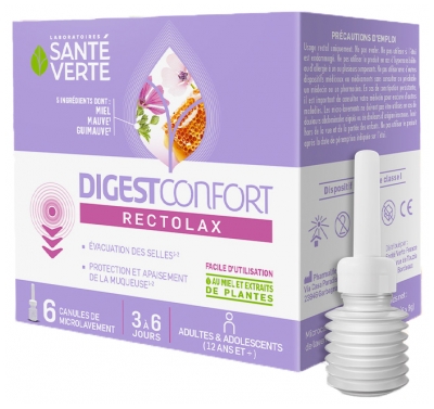 Santé Verte Digestconfort Rectolax Adulte - 6 Canules