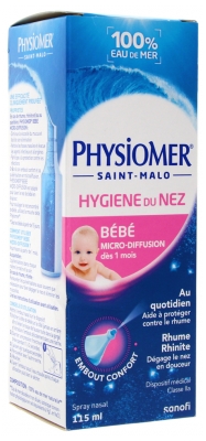 Physiomer Bébé Hygiène du Nez Spray Nasal 115 ml
