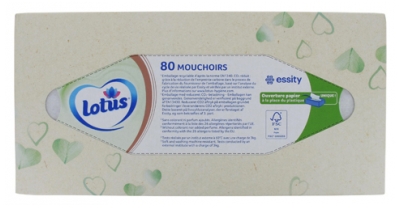 Lotus Mouchoirs Pure Natural Boite X80