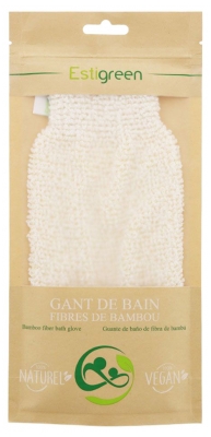 Estigreen Gant de Bain Fibre de Bambou Exfoliant