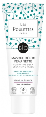 Les Poulettes Paris Masque Détox Peau Nette Bio 75 ml