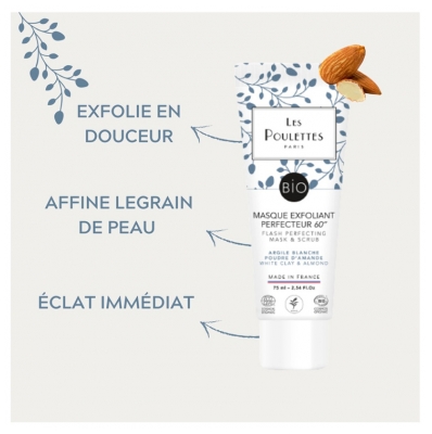 Les Poulettes Paris Masque Exfoliant Perfecteur Bio 75 ml