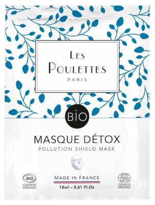 Les Poulettes Paris Masque Détox Anti-Pollution Bio 18 ml