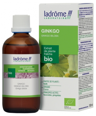 Ladrôme Extrait de Plante Ginkgo Feuille 100 ml Fr/Nl/es