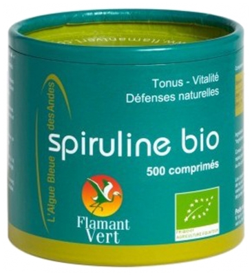 Flamant Vert Spiruline Bio 500 Comprimés