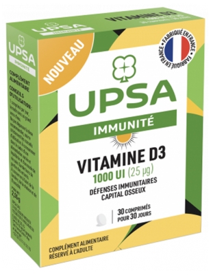 Upsa Vitamine D3 1000 Ui (25 ?g) Comprimés