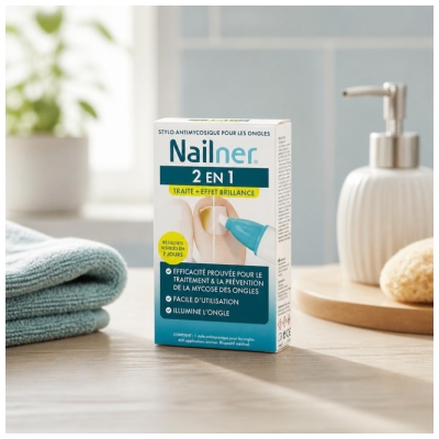 Novodex Nailner Stylo 2 en 1 4 ml