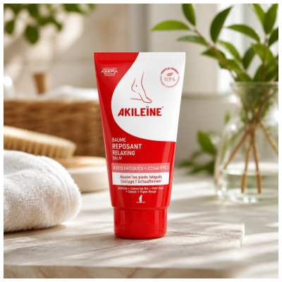 Akileïne Baume Reposant Pieds Fatigués Échauffés 75 ml