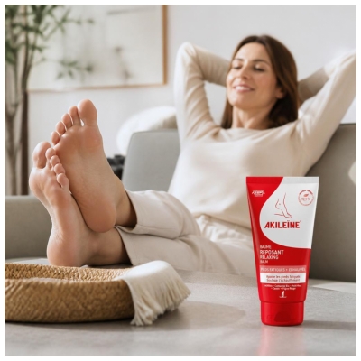 Akileïne Baume Reposant Pieds Fatigués Échauffés 75 ml