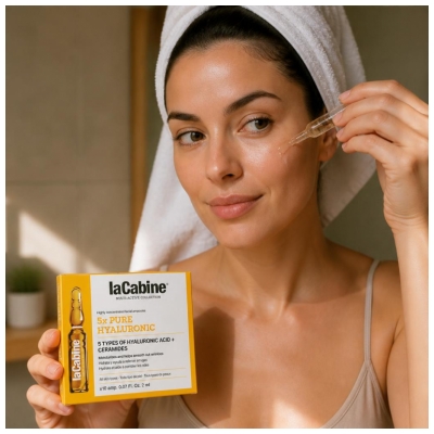 laCabine 5x Pure Hyaluronic Ampoules 10 x 2 ml