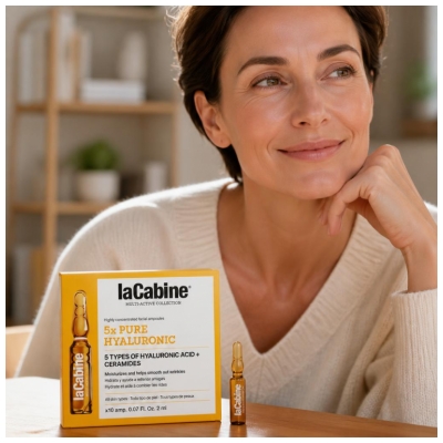 laCabine 5x Pure Hyaluronic Ampoules 10 x 2 ml