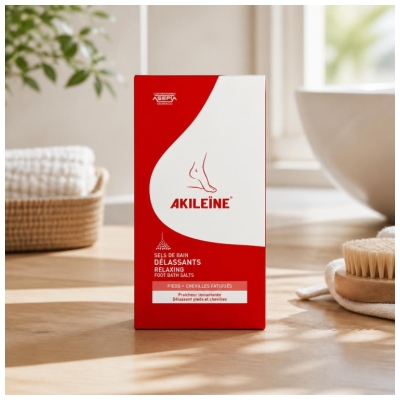 Akileïne Sels de Bain Délassants Pieds et Chevilles Fatigués 2 x 150 g