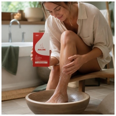 Akileïne Sels de Bain Délassants Pieds et Chevilles Fatigués 2 x 150 g