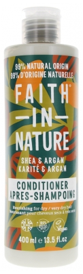 Faith In Nature Après-Shampoing Karité Argan Nourrissant 400 ml