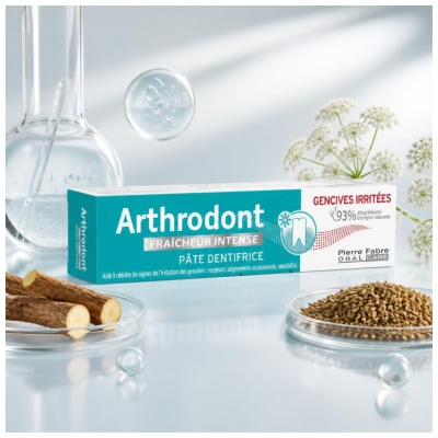 Arthrodont Pâte Dentifrice Fraîcheur Intense Gencives Irritées 75 ml