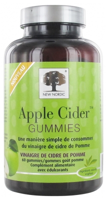 New Nordic Apple Cider Gummies 60 Gum
