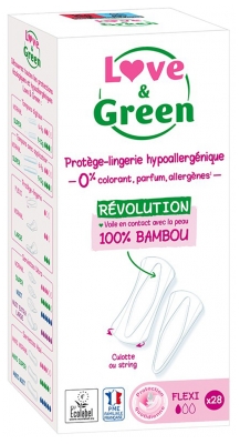 Love & Green Protège-Lingeries Hypoallergéniques et Écologiques 