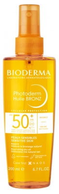 Bioderma Photoderm Huile Bronz Peaux Sensibles SPF50+ 200 ml