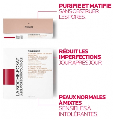 La Roche-Posay Tolériane Correcteur de Teint Poudre Compacte 9,5 g