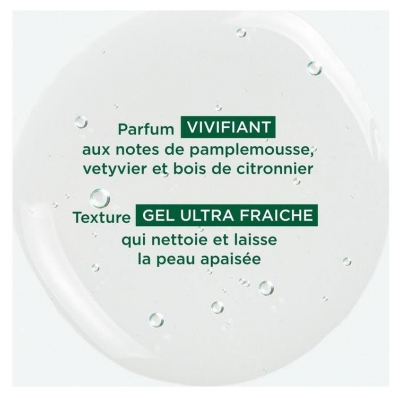 Klorane — Gel Douche au Beurre de Cupuaçu Bio — Zeste d'Agrumes — Tous Types de Peaux 200 ml