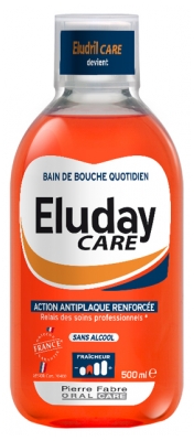 Pierre Fabre Oral Care Eluday Care - Bain de Bouche Quotidien Antiplaque 500 ml