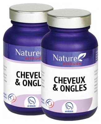 Nature Attitude Micronutrition Duo Cheveux & Ongles - 2 X 60 Gélules