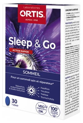 Ortis Sleep&go 30 Comprimés
