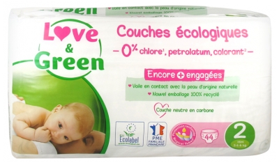 Love & Green Couches Hypoallergéniques et Écologiques T2 X 44