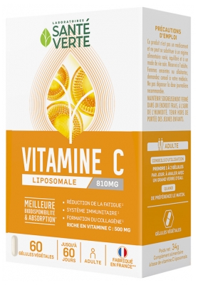 Santé Verte Vitamine C Liposomale 810 mg 60 Gélules