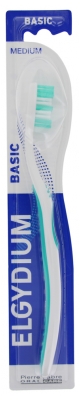 Pierre Fabre Oral Care Elgydium Brosse à Dents Basic Médium - Couleur : Vert