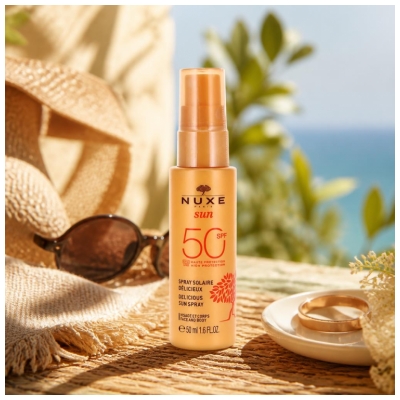 Nuxe Sun Spray Solaire Délicieux Visage et Corps SPF50 50 ml