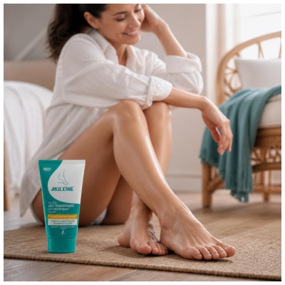 Akileïne Gel Déo Transpiration Intense Pieds 75 ml