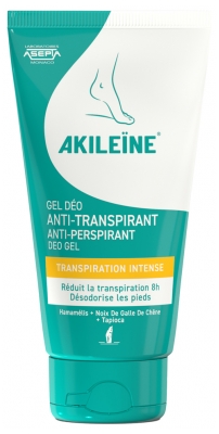 Akileïne Gel Déo Transpiration Intense Pieds 75 ml