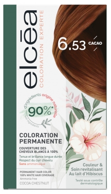 Elcéa Coloration Experte Permanente au Lait d'Hibiscus - Coloration : 6.53 Cacao
