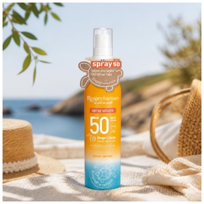 Respectueuse Spray Solaire Visage & Corps SPF50 100 ml