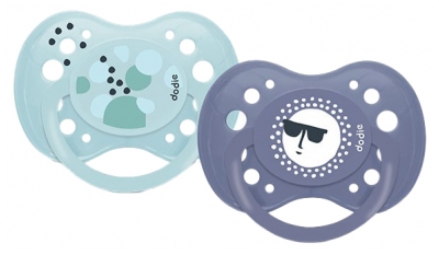 Dodie Sucette Anatomique +18M A88 Bleu X2
