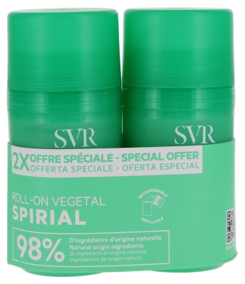 SVR Spirial Déodorant 24h Végétal 2 x 50 ml