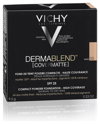 Vichy Dermablend Covermatte Fond de Teint SPF25 9.5 g - Teinte : 35 : Sand