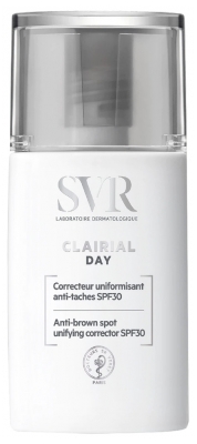 SVR Clairial : Soins dépigmentants Day Correcteur SPF30 30 ml