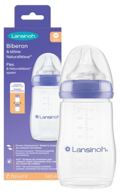 Lansinoh Biberon Natural Wave M 240 ml