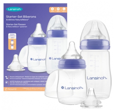 Lansinoh Starter Set Biberons & Tétines Natural Wave