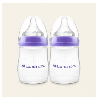 Lansinoh Biberon Natural Wave S 2 x 160 ml