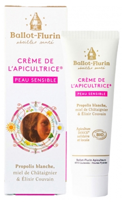 Ballot-Flurin Crème de l'Apicultrice Réconfortante Peau Sensible Bio 30 ml