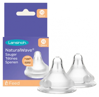 Lansinoh Tétine Natural Wave XS x 2