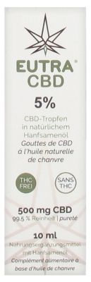 Holistica CBD 10% Gouttes à l'Huile Naturelle de Cannabis 15 ml