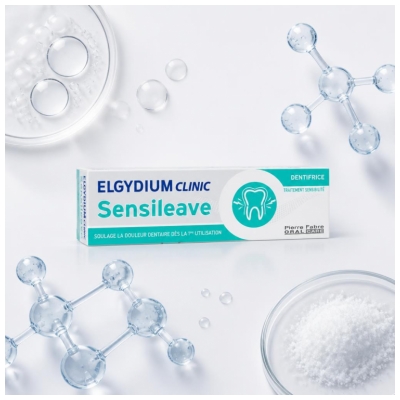 Elgydium Clinic Sensileave Dentifrice Dents Sensibles 50 ml