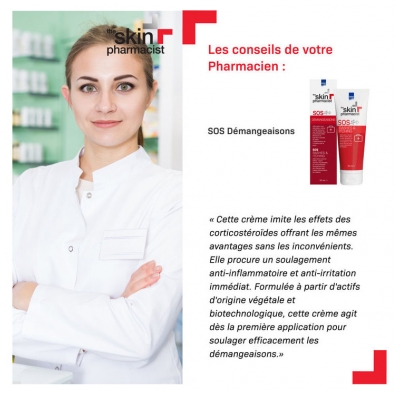 The Skin Pharmacist SOS Démangeaisons Crème Anti-Inflammations et Anti-Irritations 50 ml