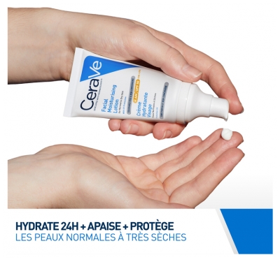 Cerave Crème Hydratante Visage SPF50 Peaux Normales à Sèches 52 ml